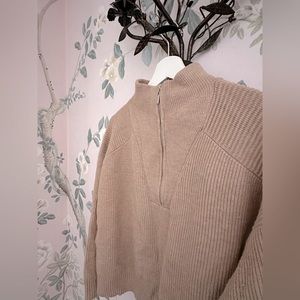 Mango Sweater - good condition, some visible pulls, signs of wear throughout